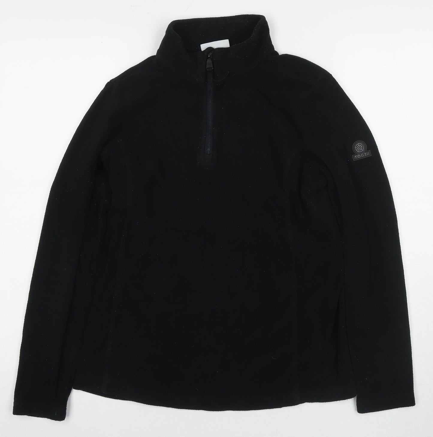 TOG24 Womens Black Polyester Pullover Sweatshirt Size 10 Pullover