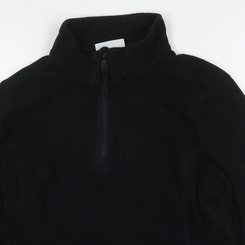 TOG24 Womens Black Polyester Pullover Sweatshirt Size 10 Pullover