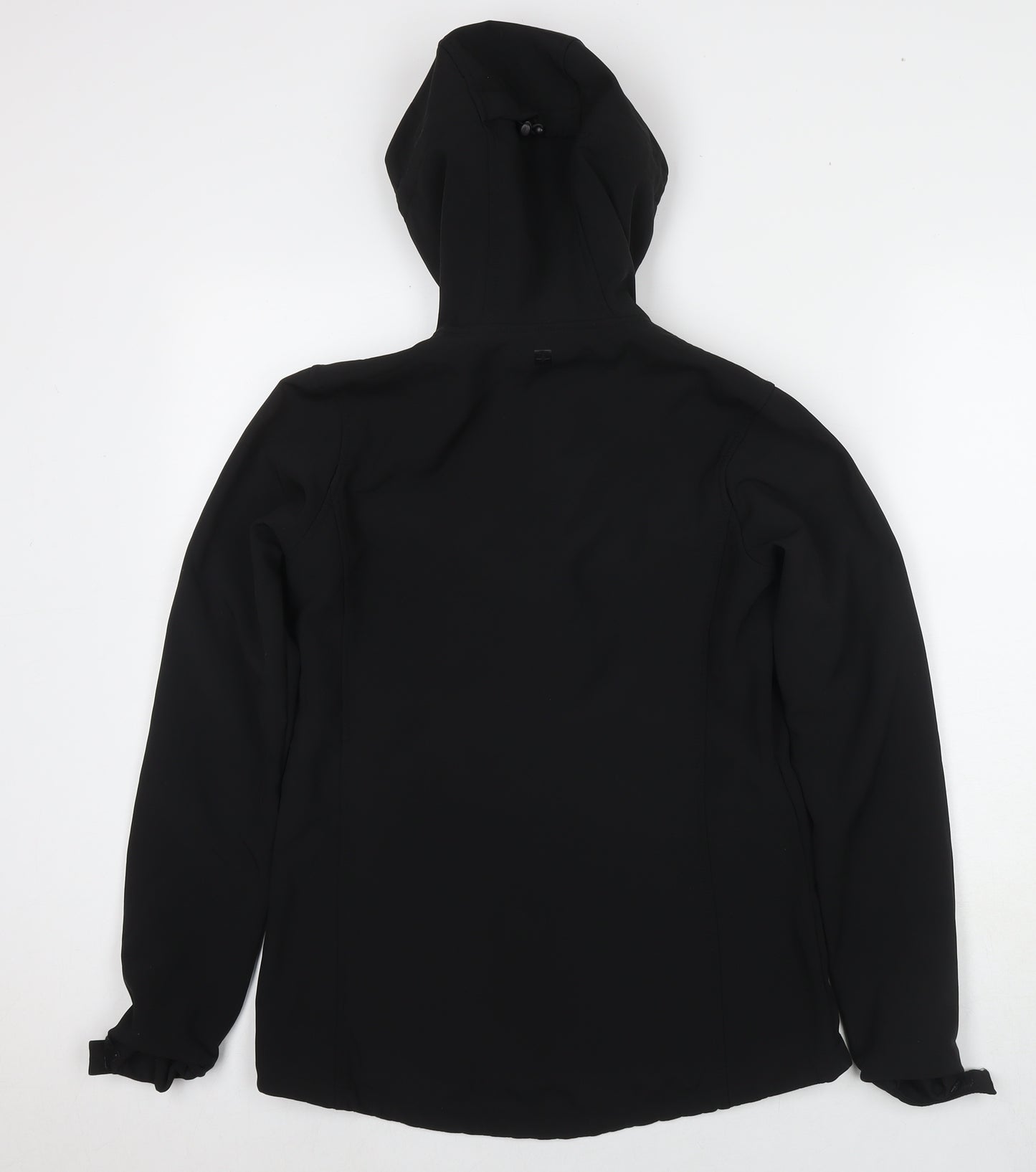 Mountain Warehouse Womens Black Rain Coat Jacket Size 10 Zip