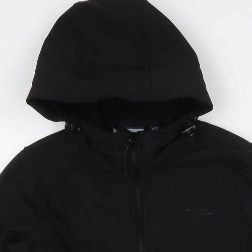 Mountain Warehouse Womens Black Rain Coat Jacket Size 10 Zip