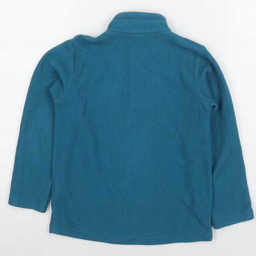 DECATHLON Boys Blue Polyester Pullover Sweatshirt Size 6 Years Pullover