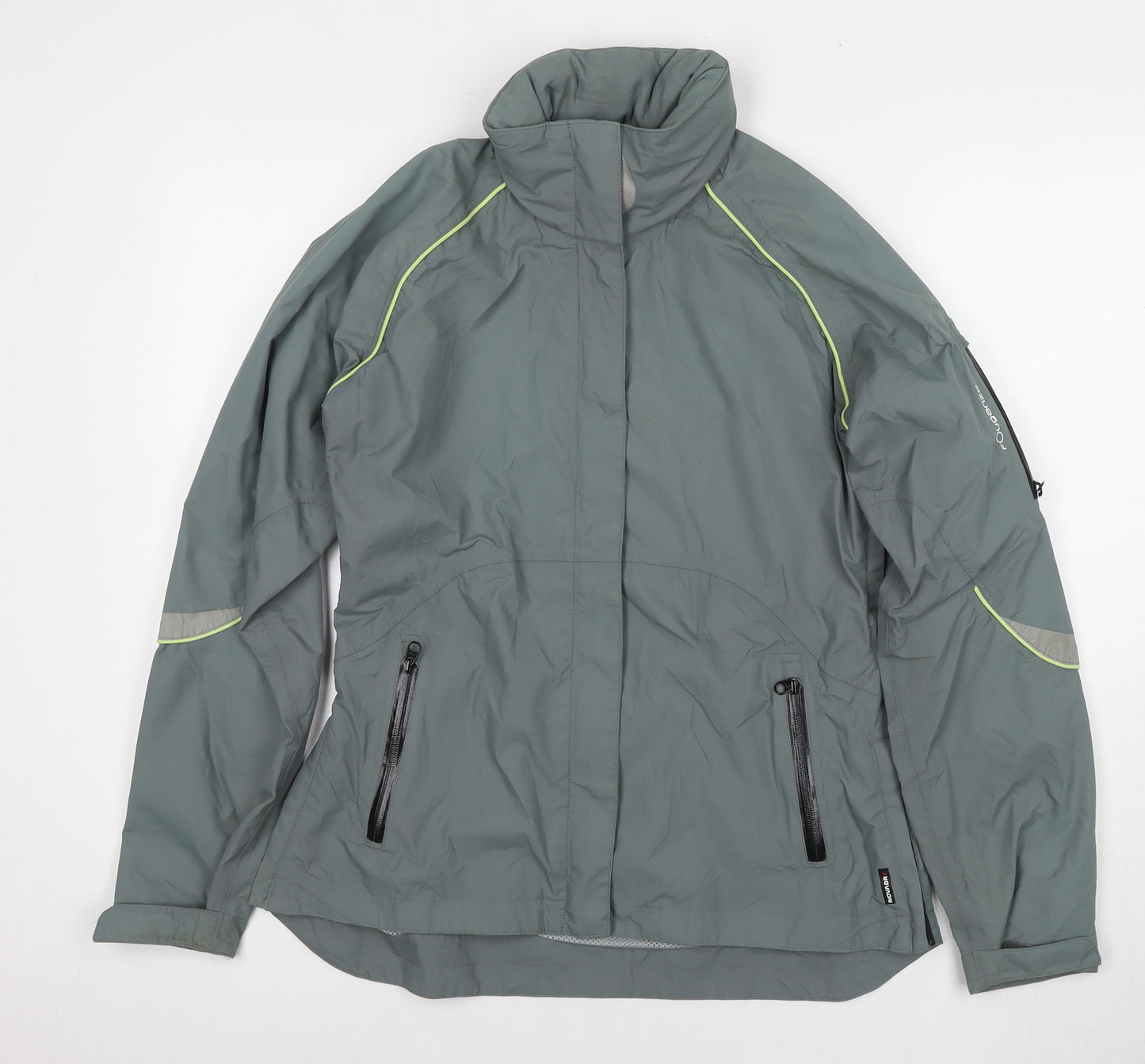 Fouganza Womens Grey Jacket Size M Zip - Technical