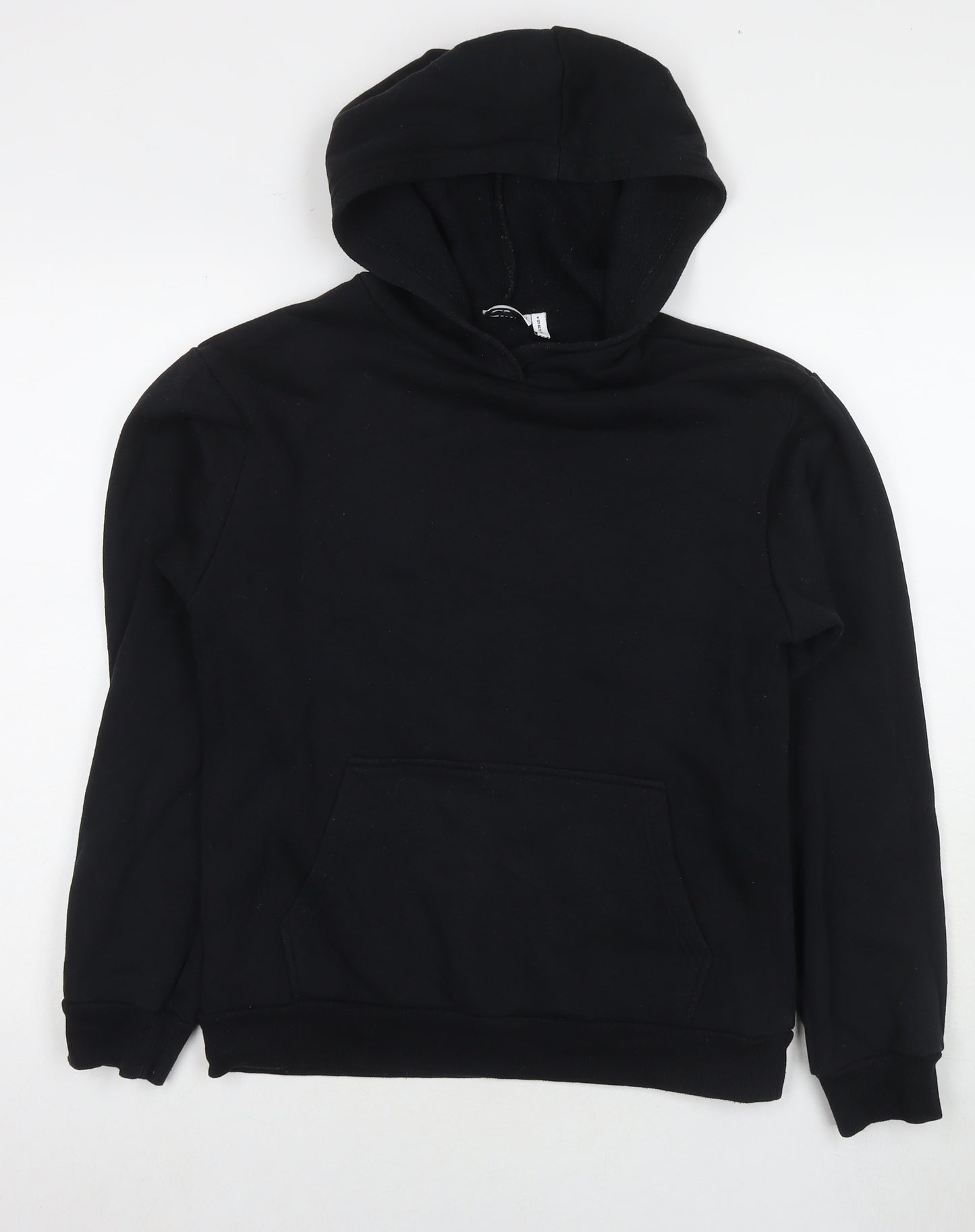 ASOS Womens Black Cotton Pullover Sweatshirt Size 8 Pullover
