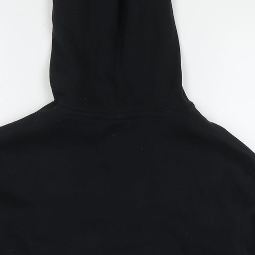 ASOS Womens Black Cotton Pullover Sweatshirt Size 8 Pullover