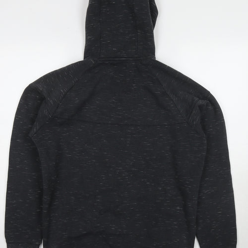 Nike Mens Grey Cotton Full Zip Hoodie Size L