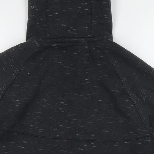 Nike Mens Grey Cotton Full Zip Hoodie Size L