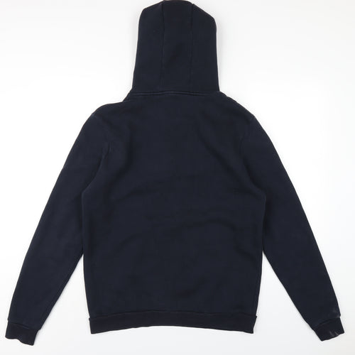 Jameson Carter Mens Blue Cotton Pullover Hoodie Size M