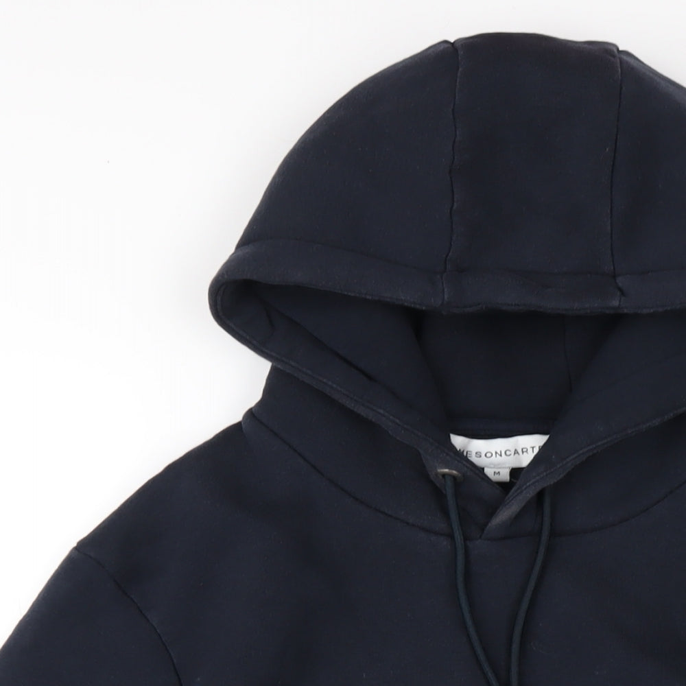 Jameson Carter Mens Blue Cotton Pullover Hoodie Size M