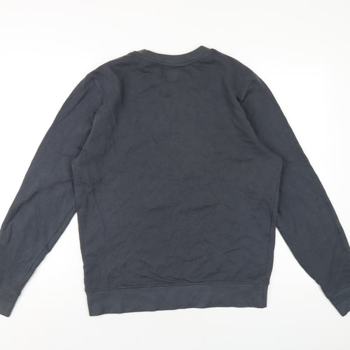River Island Mens Grey Cotton Pullover Sweatshirt Size S