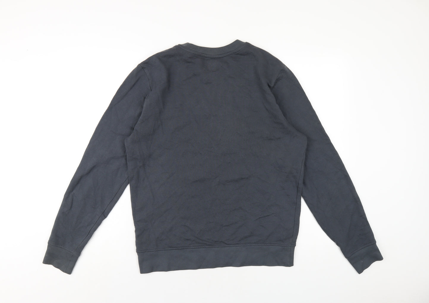 River Island Mens Grey Cotton Pullover Sweatshirt Size S