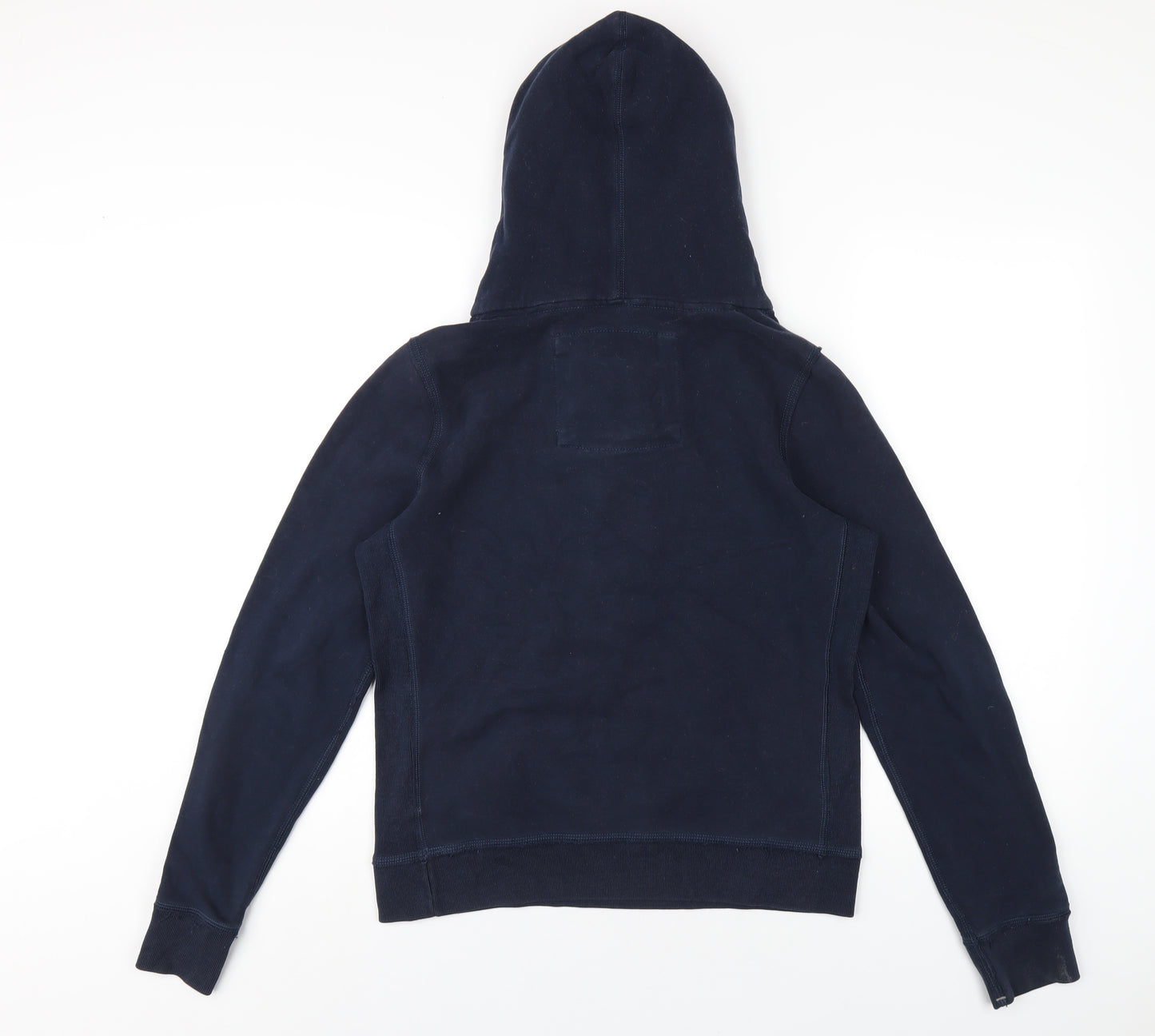 Abercrombie & Fitch Womens Blue Cotton Pullover Hoodie Size L Pullover