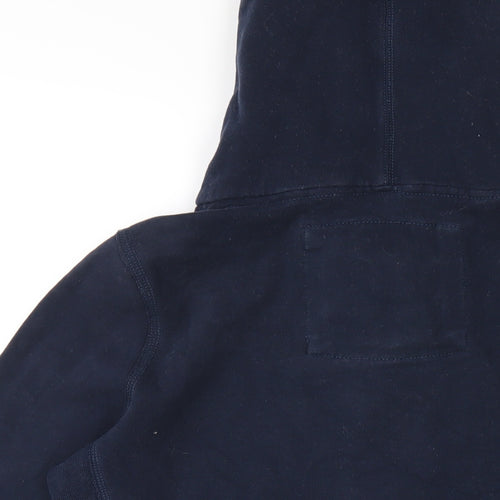 Abercrombie & Fitch Womens Blue Cotton Pullover Hoodie Size L Pullover