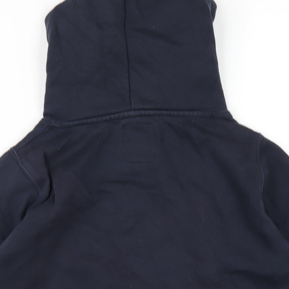 Hazy Blue Boys Blue Cotton Pullover Hoodie Size 7-8 Years Pullover - Tractor Boy