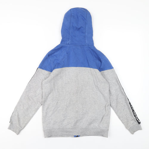 PlayStation Boys Grey Cotton Full Zip Hoodie Size 10-11 Years Zip