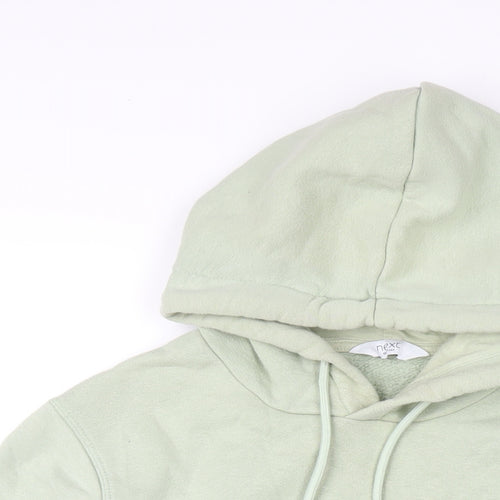 NEXT Womens Green Cotton Pullover Hoodie Size M Pullover