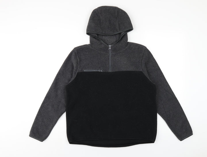 Gap Womens Grey Polyester Pullover Sweatshirt Size XS Zip