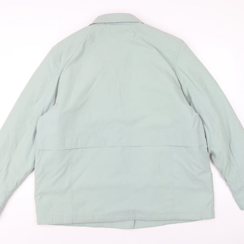 EWM Womens Green Jacket Coat Size 20 Button