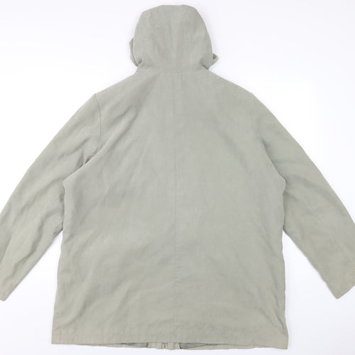 Bonmarché Womens Green Jacket Coat Size L Zip