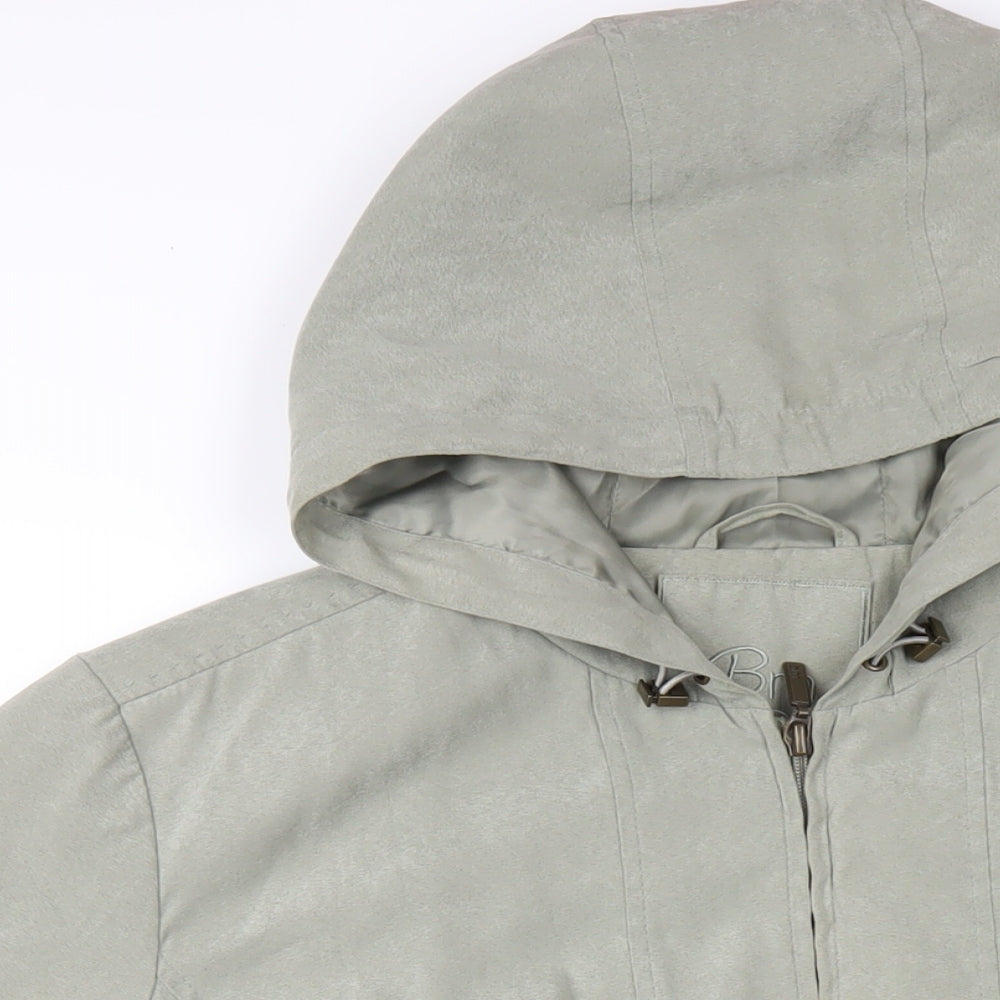 Bonmarché Womens Green Jacket Coat Size L Zip