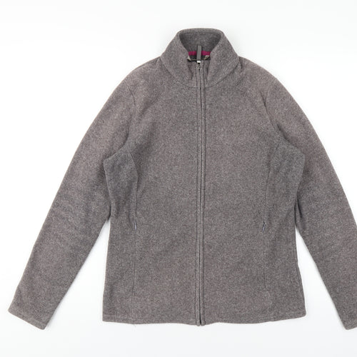 Marks and Spencer Womens Grey Jacket Size 12 Zip