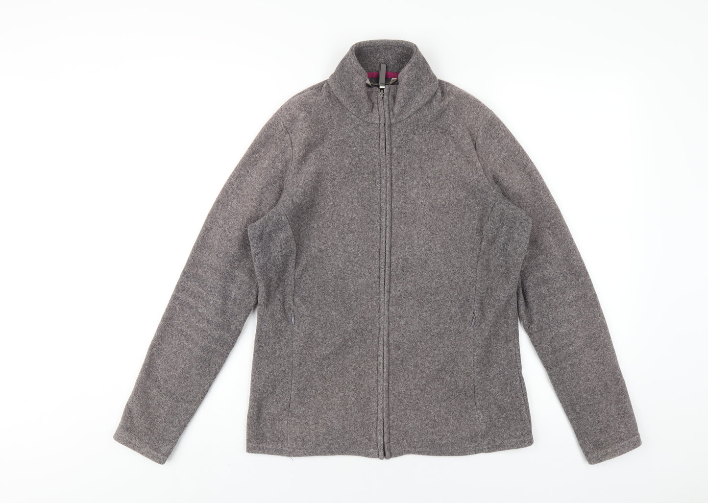 Marks and Spencer Womens Grey Jacket Size 12 Zip