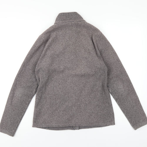 Marks and Spencer Womens Grey Jacket Size 12 Zip