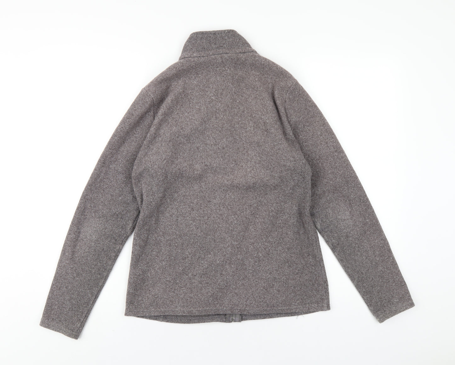 Marks and Spencer Womens Grey Jacket Size 12 Zip