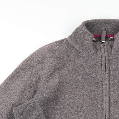 Marks and Spencer Womens Grey Jacket Size 12 Zip