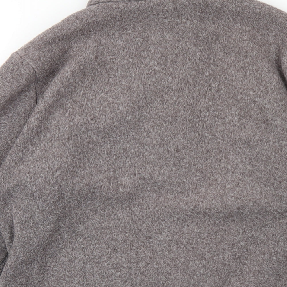 Marks and Spencer Womens Grey Jacket Size 12 Zip