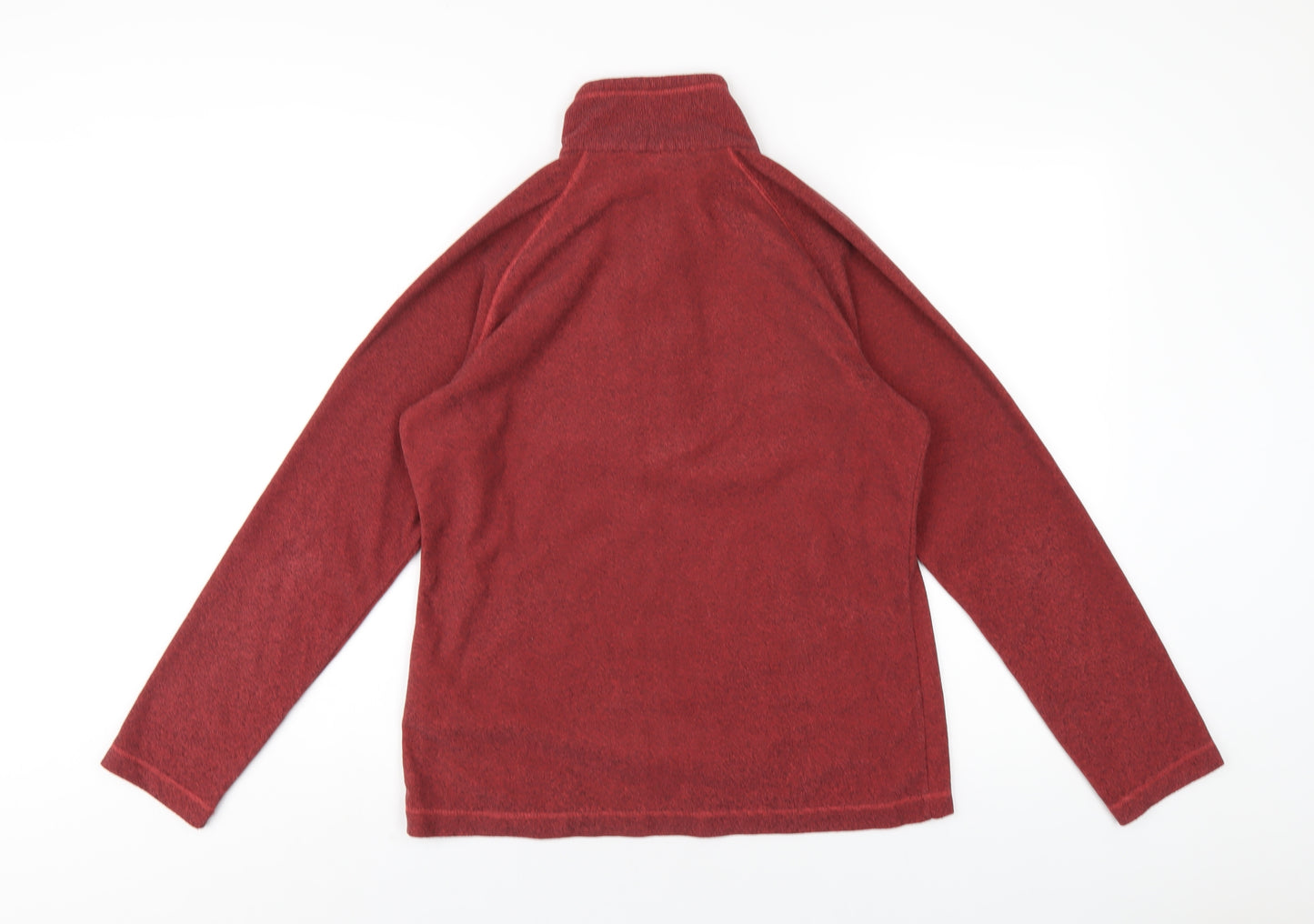 Regatta Womens Red Polyester Pullover Sweatshirt Size 12 Zip