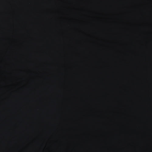 Deane & White Womens Black Viscose Basic T-Shirt Size 22 Round Neck
