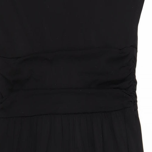 Bravissimo Womens Black Polyester Bodycon Size 14 V-Neck Pullover
