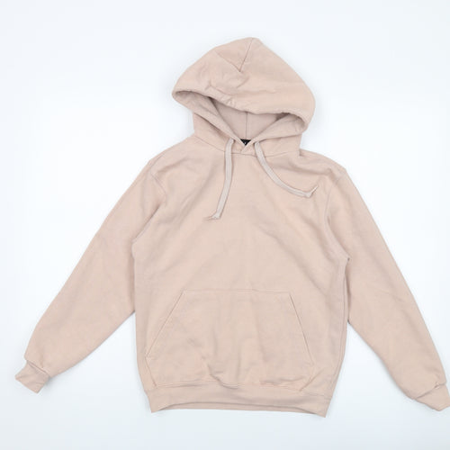 Booohoo Mens Pink Cotton Pullover Hoodie Size XS - Size 2XS