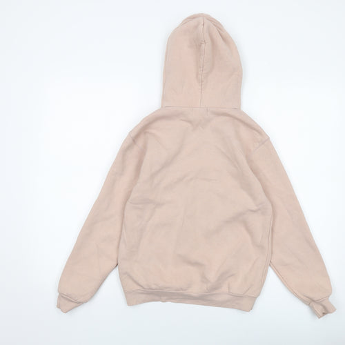 Booohoo Mens Pink Cotton Pullover Hoodie Size XS - Size 2XS
