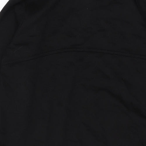 Cameo Rose Womens Black Cotton Tunic Blouse Size S Collared
