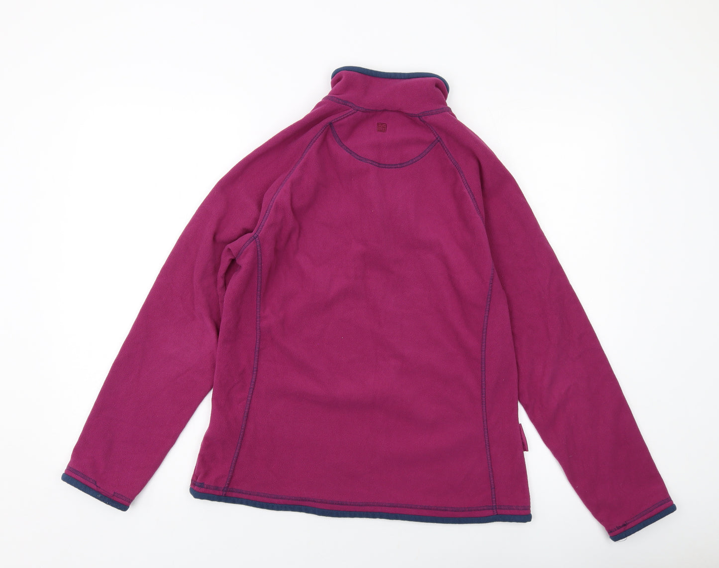 Mountain Warehouse Womens Purple Polyester Pullover Sweatshirt Size 12 Zip