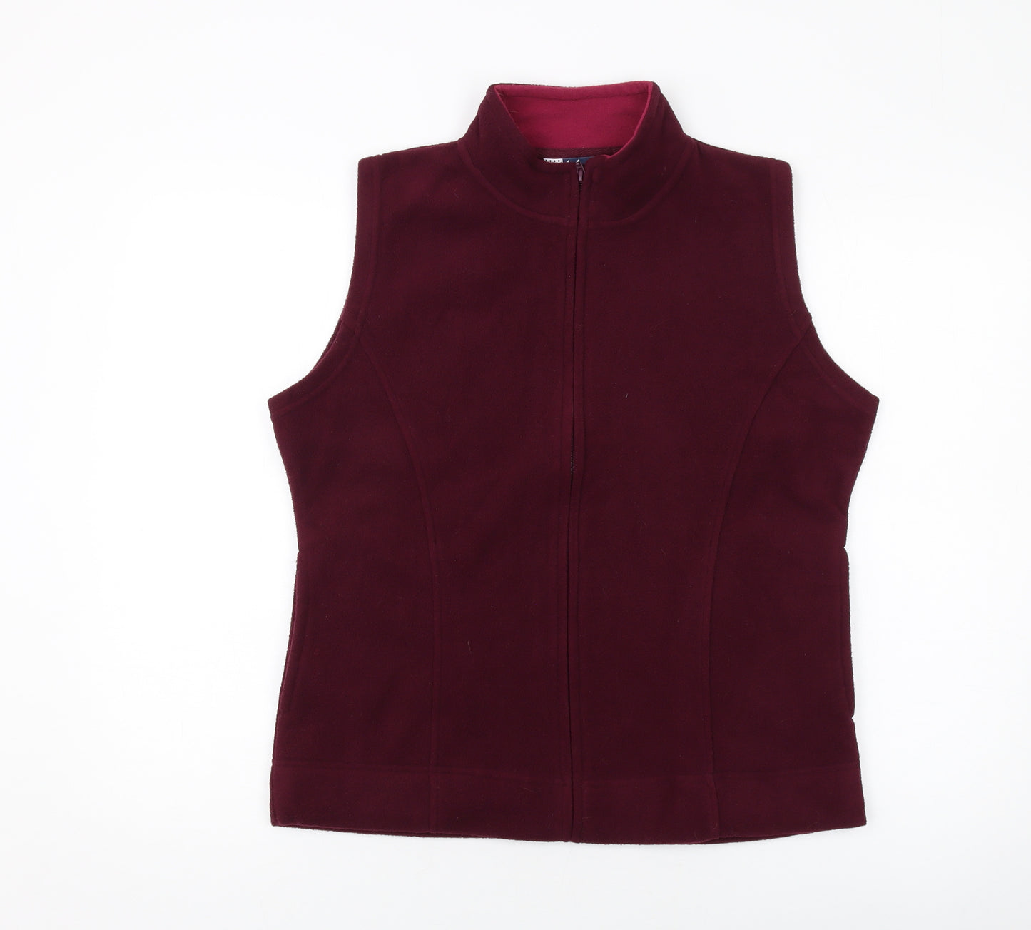 EWM Womens Purple Gilet Jacket Size 14 Zip