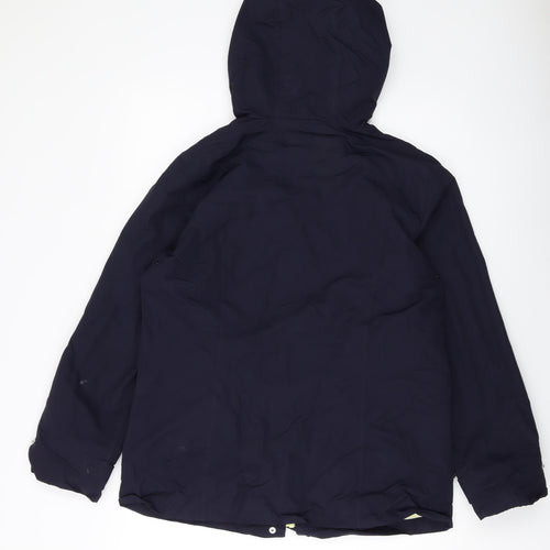 Per Una Womens Blue Jacket Size 12 Zip