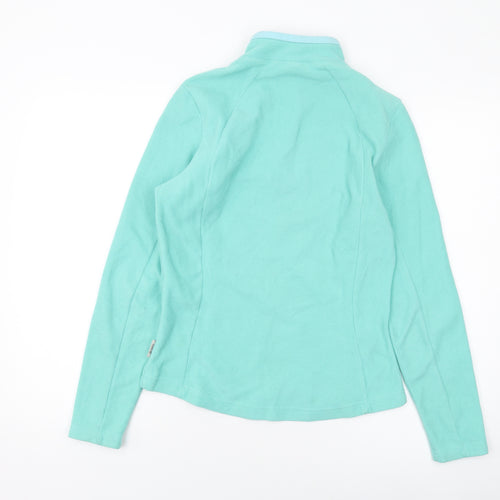 Quechua Womens Green Polyester Pullover Sweatshirt Size S Zip