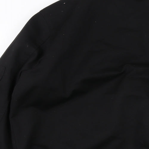 ASOS Mens Black Bomber Jacket Jacket Size M Zip