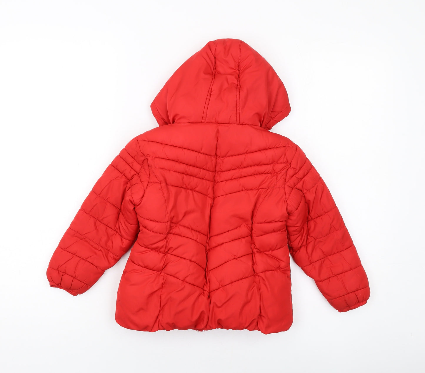 NEXT Girls Red Jacket Size 5 Years Zip