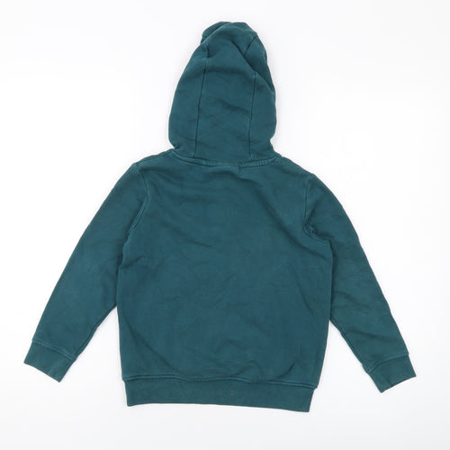 NEXT Boys Green Cotton Pullover Hoodie Size 7 Years Pullover - Pokemon