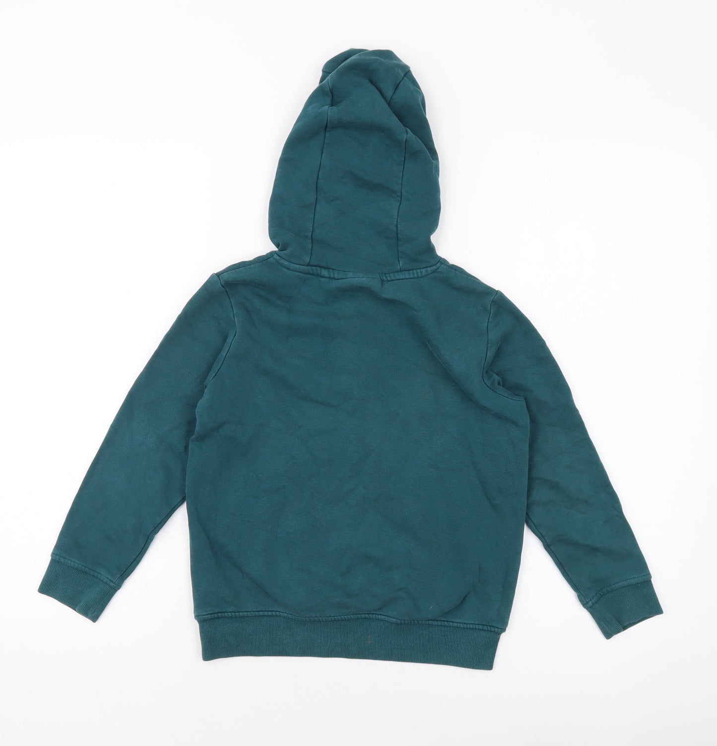 NEXT Boys Green Cotton Pullover Hoodie Size 7 Years Pullover - Pokemon