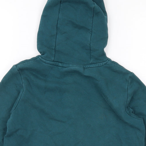 NEXT Boys Green Cotton Pullover Hoodie Size 7 Years Pullover - Pokemon