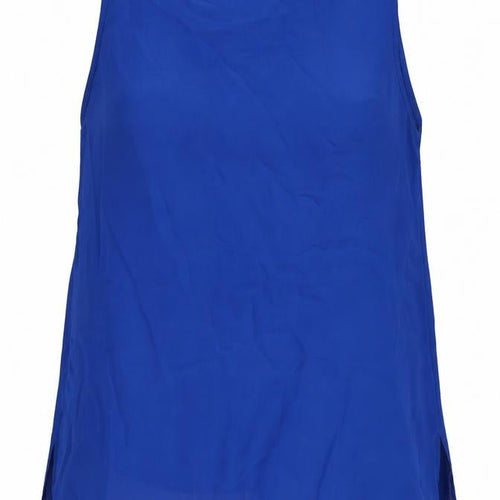 Dorothy Perkins Womens Blue Polyester Camisole Blouse Size 12 Round Neck