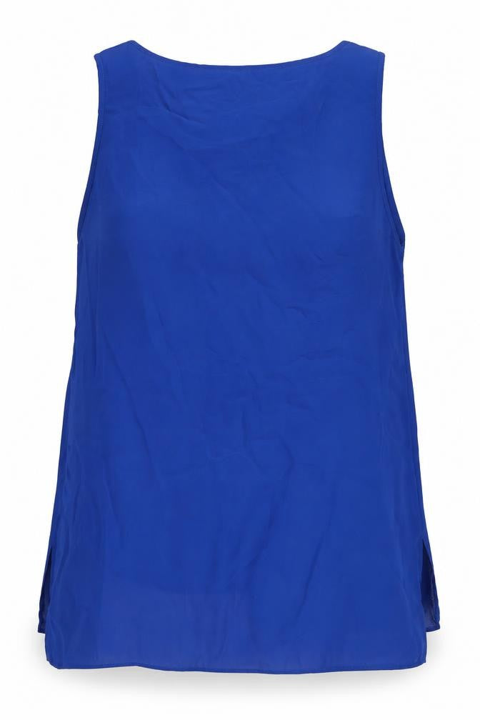 Dorothy Perkins Womens Blue Polyester Camisole Blouse Size 12 Round Neck