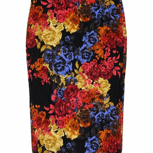 NEXT Womens Multicoloured Floral Viscose Bandage Skirt Size 10