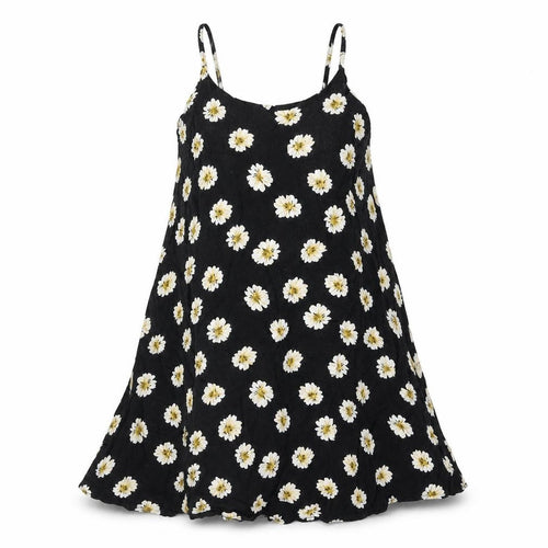 AX Paris Womens Black Floral Cotton A-Line Size 10 Scoop Neck Pullover