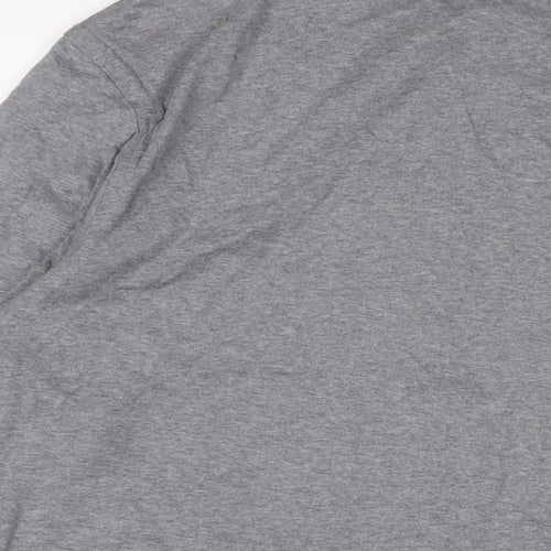 Banana Republic Mens Grey Cotton Full Zip Sweatshirt Size L