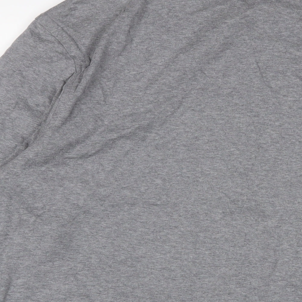 Banana Republic Mens Grey Cotton Full Zip Sweatshirt Size L